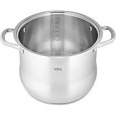 Кастрюля 8,2л 24х19см Big Size ст/кр индукция LR02-41 Кастрюля 8,2л 24х19см Big Size ст/кр индукция LR02-41