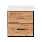  Тумба Монца 60 подвесная с раковиной Миранда/Como 60 ZM 