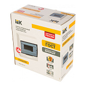 Бокс ЩРН-П-8 навесной IEK на 8 модулей, IP41 Бокс ЩРН-П-8 навесной IEK на 8 модулей, IP41