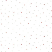 Обои 1.06х10м Romarta арт.106-102-33 Сердечки на белом /Moda Interio   Обои 1.06х10м Romarta арт.106-102-33 Сердечки на белом /Moda Interio