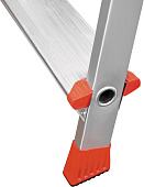 Стремянка алюминиевая 5 ступеней, высота платформы 107см, макс. нагр. 225кг., Новая высота Стремянка алюминиевая 5 ступеней, высота платформы 107см, макс. нагр. 225кг., Новая высота