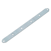  Пластина крепежная мебельная 200x20x1,5мм, цинк 