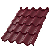  Металлочерепица МП Монтерроса-S NormanMP 0,5х3300х1170мм RAL:3005 Красное вино 