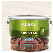 HUSKY SIBERIAN «Суперлазурь» белая 9л HUSKY SIBERIAN «Суперлазурь» белая 9л
