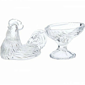 Доза Crystal Bohemia "Петух" 21,5см БПХ232 Доза Crystal Bohemia "Петух" 21,5см БПХ232