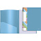 Папка пластиковая deVENTE Juicy, 30 прозрачных вкладышей, А4 450 мкм, карман, ярко-голубая, 3105703 
