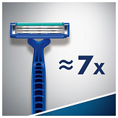 Станок для бритья одноразовый GILLETTE BLUE  SIMPLE III, 4 шт  