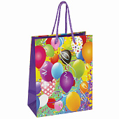 Пакет подарочный Золотая сказка, Воздушные шары, 18x10x23 см, 606590 Пакет подарочный Золотая сказка, Воздушные шары, 18x10x23 см, 606590