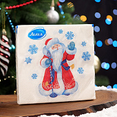 Салфетки бумажные Лилия 2-х сл 33х33 НГ Морозко 20шт Арт.1527 Салфетки бумажные Лилия 2-х сл 33х33 НГ Морозко 20шт Арт.1527