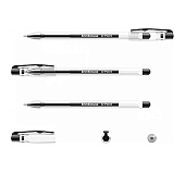  Ручка гелевая черная ErichKrause G-Point, игла, стержень, 130 мм, 17628 