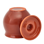 Горшок для запекания Кунгурская керамика «Аппетитный», 700 мл, коричневый 1168804