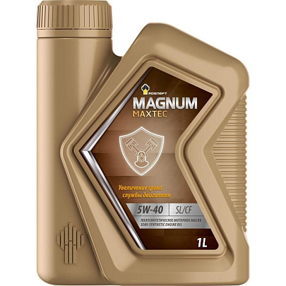  Масло моторное Rosneft Magnum Maxtec 5W40 п/с 4л 