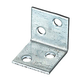  Уголок мебельный широкий 25х25х25x1,5мм, цинк 