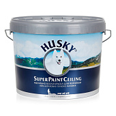  В/Д краска для потолков HUSKY SUPER PAINT CELING 10л 