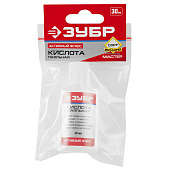 Флюс паяльная кислота 30мл/ЗУБР Флюс паяльная кислота 30мл/ЗУБР