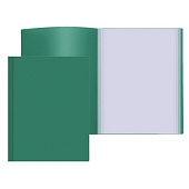  Папка пластик. с 40 пр/вкл. Attomex 0,45мм зеленая/2211795/3103401/ 