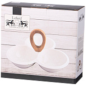 Менажница lefard "native" с деревянной ручкой 23,3х24,7х5,4 см 474-215 Менажница lefard "native" с деревянной ручкой 23,3х24,7х5,4 см 474-215