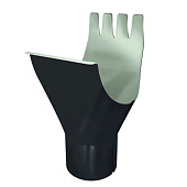 Воронка желоба 125/90 Optima, Графит Ral:7024 Воронка желоба 125/90 Optima, Графит Ral:7024