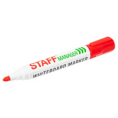 Маркер стираемый красный для белой доски STAFF Manager WBM-491, 5 мм, с клипом, 151493 Маркер стираемый красный для белой доски STAFF Manager WBM-491, 5 мм, с клипом, 151493