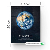 Картина стекло Земля 40х50 Картина стекло Земля 40х50