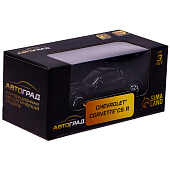 Машина металлическая Chevrolet Corvette C6.R, 1:64, цвет черный, 3098592 Машина металлическая Chevrolet Corvette C6.R, 1:64, цвет черный, 3098592