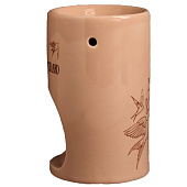  Аромалампа для эфирных масел «Я это отпускаю», керамика, бежевая, 7.2?7.2?11.6 см 10524341 