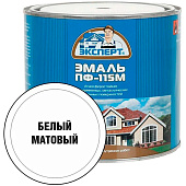Эмаль ПФ-115 мат белая RAL 9003 Эксперт 0,4кг Эмаль ПФ-115 мат белая RAL 9003 Эксперт 0,4кг