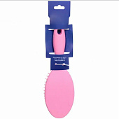  Расческа массажная Lady Brush, форма овальная, цвет фуксия, 22,5х7см 452-0618 