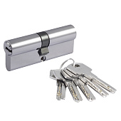  Цилиндр ключ/ключ  МЦ-ECO-STD Z ЛП-80 (40-40) (хром) Нора-М 