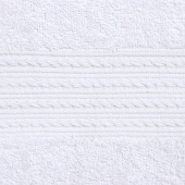 Полотенце 50х90 махровое белый, 440г/м, хл100% 9683190 Полотенце 50х90 махровое белый, 440г/м, хл100% 9683190