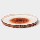 Тарелка Magistro Wood, d=25.3 см, 10663048 Тарелка Magistro Wood, d=25.3 см, 10663048
