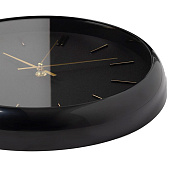 Часы настенные Рубин Классика, круг d=30 см, корпус черный, 3037-001 Часы настенные Рубин Классика, круг d=30 см, корпус черный, 3037-001
