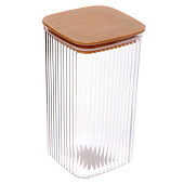 Банка для хранения "BAMBOO" 1200мл квадратная 582-264 Банка для хранения "BAMBOO" 1200мл квадратная 582-264