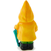 Садовая фигура из полистоуна «Гном в дождевике», 19?7?10 см Садовая фигура из полистоуна «Гном в дождевике», 19?7?10 см