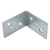 Уголок мебельный широкий 40х40х25x1,5мм, цинк Уголок мебельный широкий 40х40х25x1,5мм, цинк