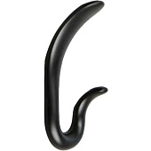 Крючок мебельный CAPPIO DUCK, двухрожковый, цвет черный 7599956 Крючок мебельный CAPPIO DUCK, двухрожковый, цвет черный 7599956