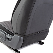  Накидки на сиденье Car Performance передние 2 шт fiberflax серые 5шт/уп CUS-1052 GY/GY 