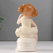 Сувенир керамика "Малышка-балерина в жёлтом платье, на пуфике" 5,8х5,7х10 см 9720766 Сувенир керамика "Малышка-балерина в жёлтом платье, на пуфике" 5,8х5,7х10 см 9720766