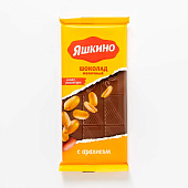  Шоколад молочный Яшкино,  с арахисом, 90 г 