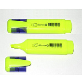  Текстовыделитель Attomex 1-5мм желтый скошенный с клипом плоск.корп.(12/144/864) /5045800/ 