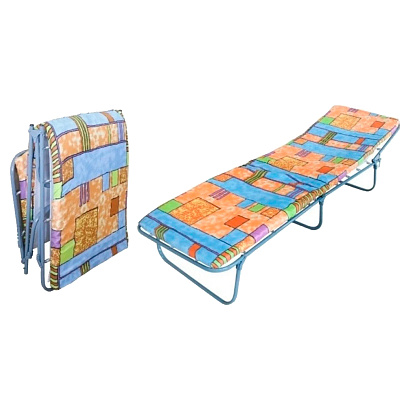  Раскладушка с матрасом Стандарт-М max 90кг 195х65х26 