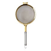 Сито для просеивания Magistro Arti gold, 6х16х35 см, золотой 7139493