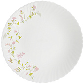 Тарелка Millimi Клавель опаловое стекло 24 см 818-007 Тарелка Millimi Клавель опаловое стекло 24 см 818-007