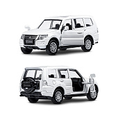 Машина металлическая ТМ Автопанорама 1:43 Mitsubishi Pajero 4WD Turbo цвет: белый, JB1251430