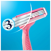 Станок для бритья одноразовый GILLETTE SIMPLY VENUS 3   4шт Препакованная коробка