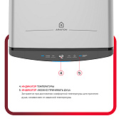 Водонагреватель накопительный 80л 2,5 кВт 1071х275х511 ABSE VLS PRO INOX PW ARISTON Водонагреватель накопительный 80л 2,5 кВт 1071х275х511 ABSE VLS PRO INOX PW ARISTON