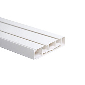 Карниз потолочный Экстра 2-рядный под планку 300см Карниз потолочный Экстра 2-рядный под планку 300см