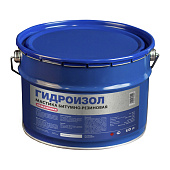 Мастика ГИДРОИЗОЛ битумно-резиновая для фундамента /10л Мастика ГИДРОИЗОЛ битумно-резиновая для фундамента /10л