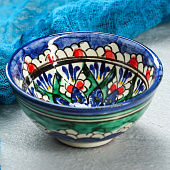 Пиала коньячная малая Риштанская Керамика 8,5см микс 1573747 Пиала коньячная малая Риштанская Керамика 8,5см микс 1573747