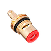 Кран-букса для смесителя 1/2" квадрат шток 7х6мм 90° металлокерамика 575-011